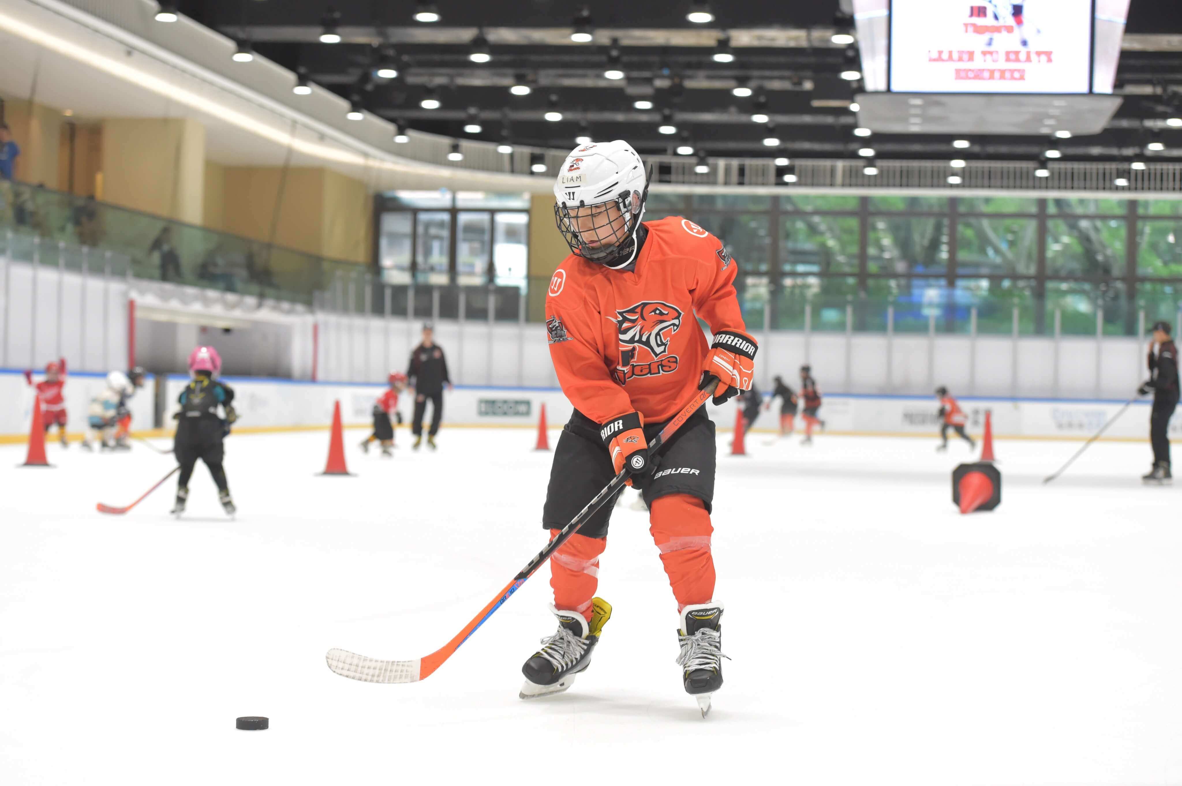 A kid at the Learn to Play