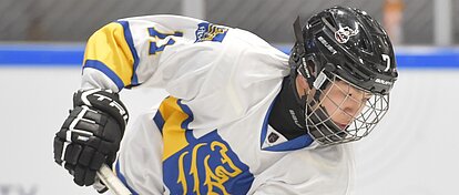 A well equipped hockey player in the league